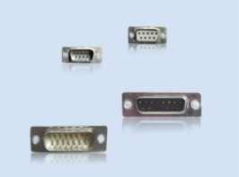 D-sub connectors 9/15 poles